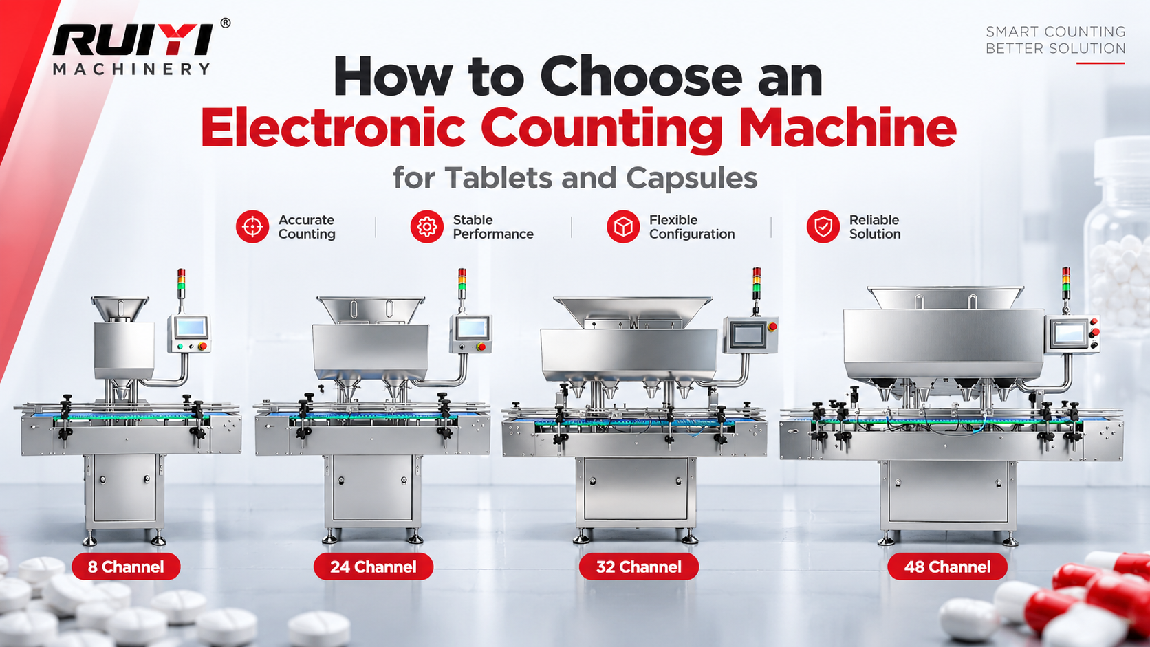 How to choose an electronic counting machine for tablets and capsules