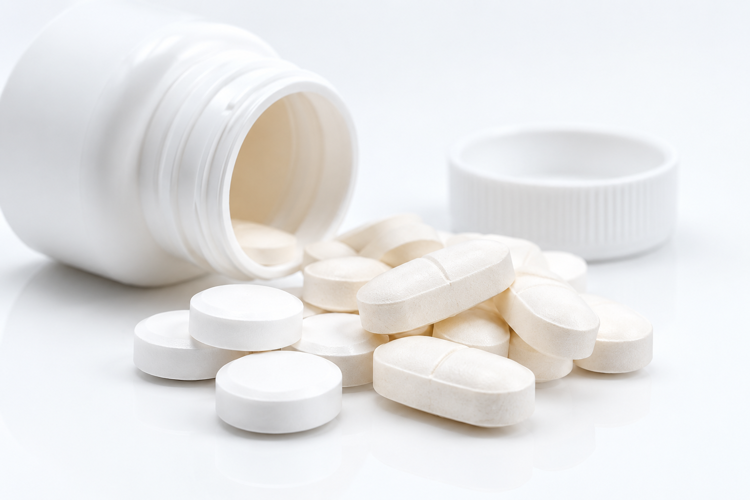 Tablets for automatic counting and bottling