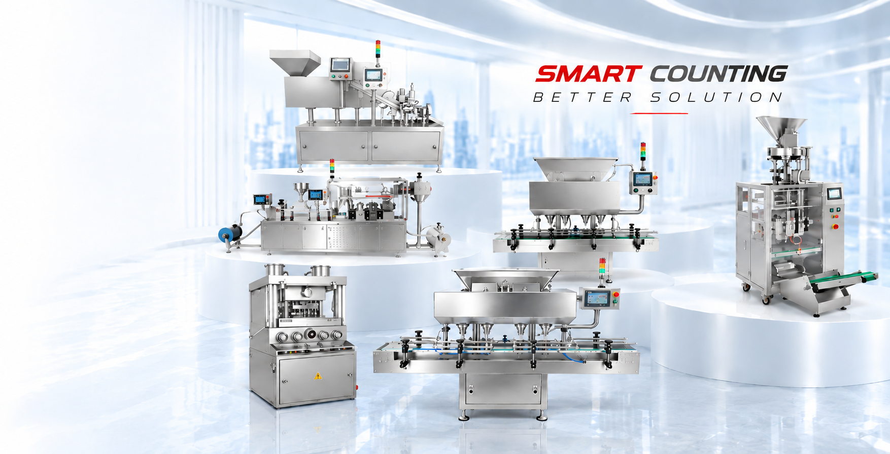 RUIYI MACHINERY pharmaceutical and packaging machinery including counting bottling capping sealing and labeling equipment