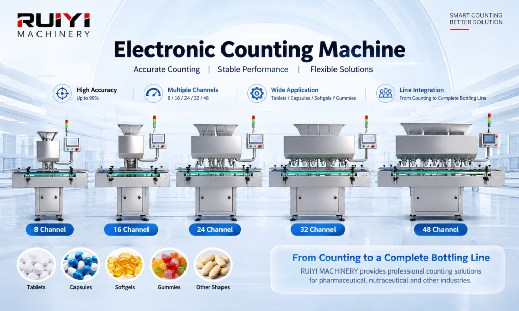 RUIYI Electronic Counting Machines for Tablets and Capsules